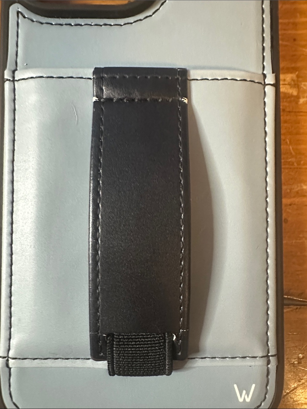 Walli Case Light Gray With Black Leather Strap iPhone 14 Pro Max - Picture 2 of 6